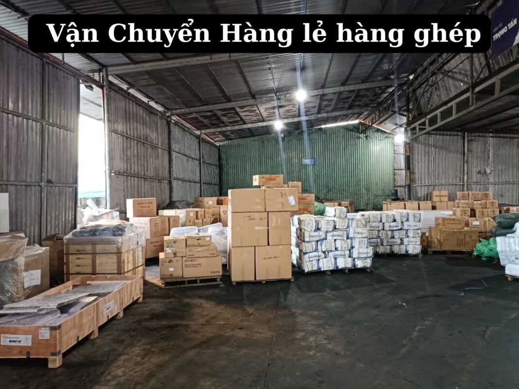 Vận chuyển hàng lẻ hàng ghép từ sài gòn đi bắc giang
