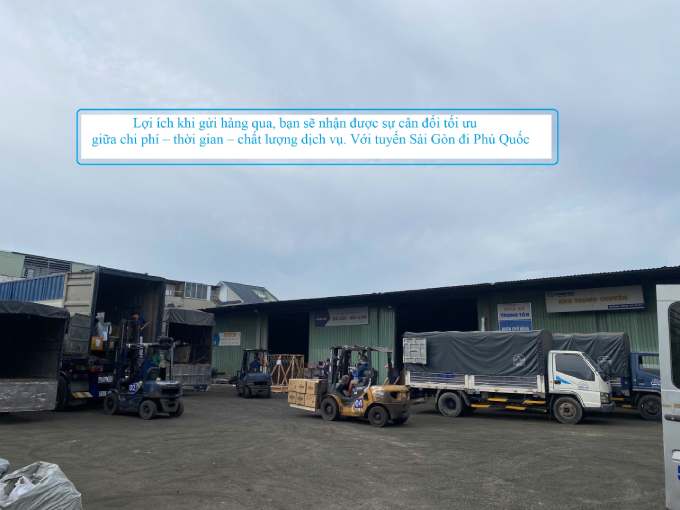 Chuyển hàng từ Sài Gòn ra Phú Quốc
