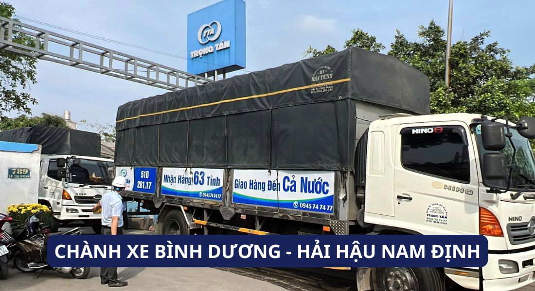 Bình Dương chuyển hàng đi Hải Hậu Nam Định