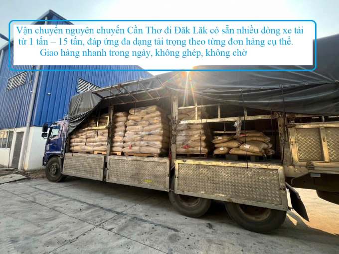Vận chuyển hàng Cần Thơ đi Đăk Lăk