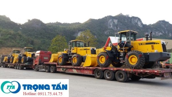 Vận chuyển máy thi công