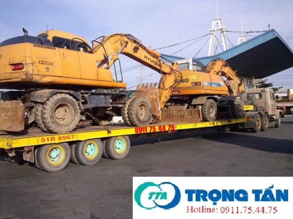 Vận chuyển máy xúc Bắc Nam