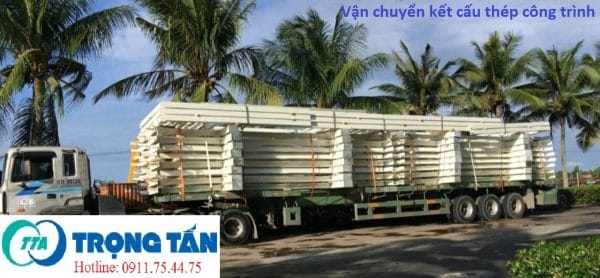 Xe chở thép dài 15 mét