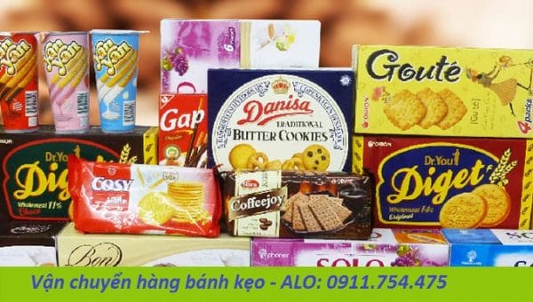 Chở hàng bánh kẹo