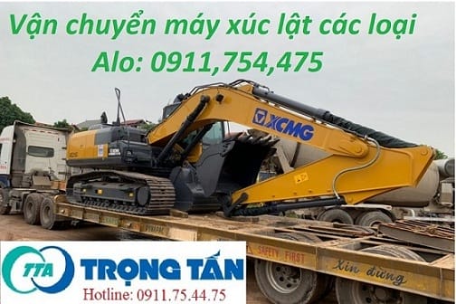 Vận chuyển máy xúc lật Komatsu trong nước