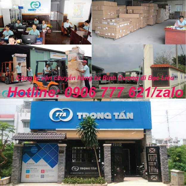 Công ty vận chuyển hàng từ Bình Dương đi Bạc Liêu