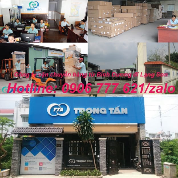 Công ty vận chuyển hàng từ Bình Dương đi Lạng Sơn