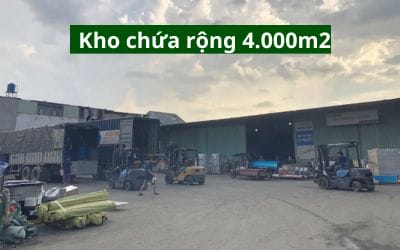 Kho chứa rộng 4.000m2