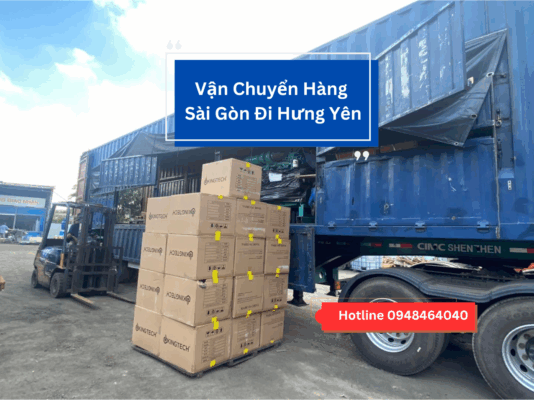 Chành Xe Vận Chuyển Hàng Sài Gòn Hưng Yên