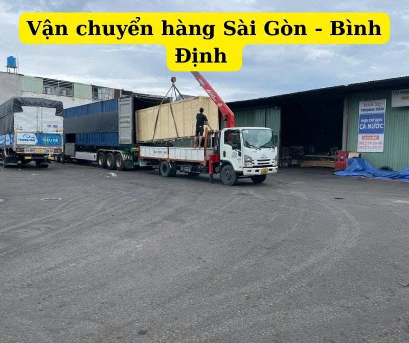 Nhà Xe Vận Chuyển Hàng Sài Gòn Đi Bình Định