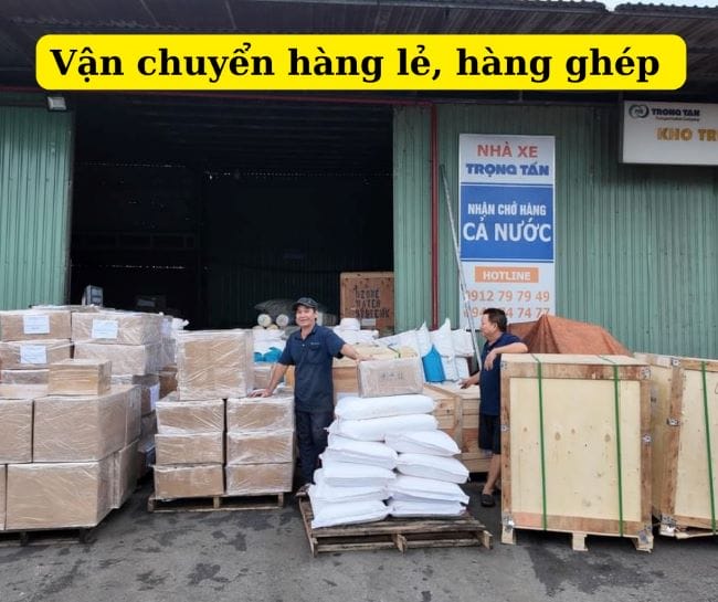 Vận chuyển hàng lẻ, hàng ghéo sài gòn đi bình định