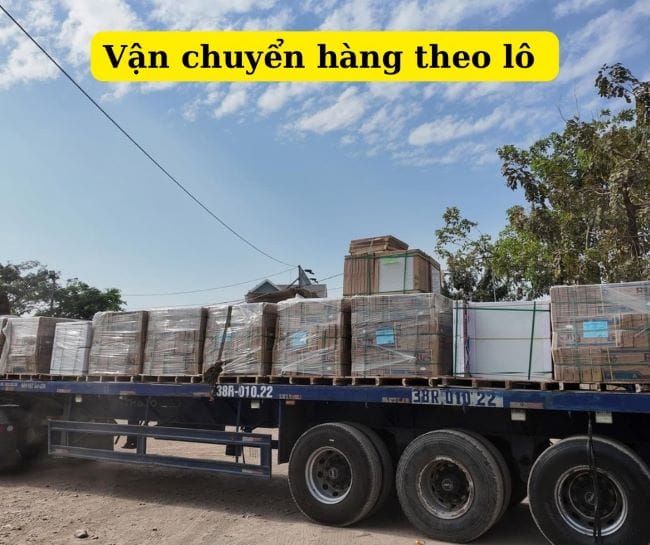 Vận chuyển hàng theo lô từ sài gòn đi bình định