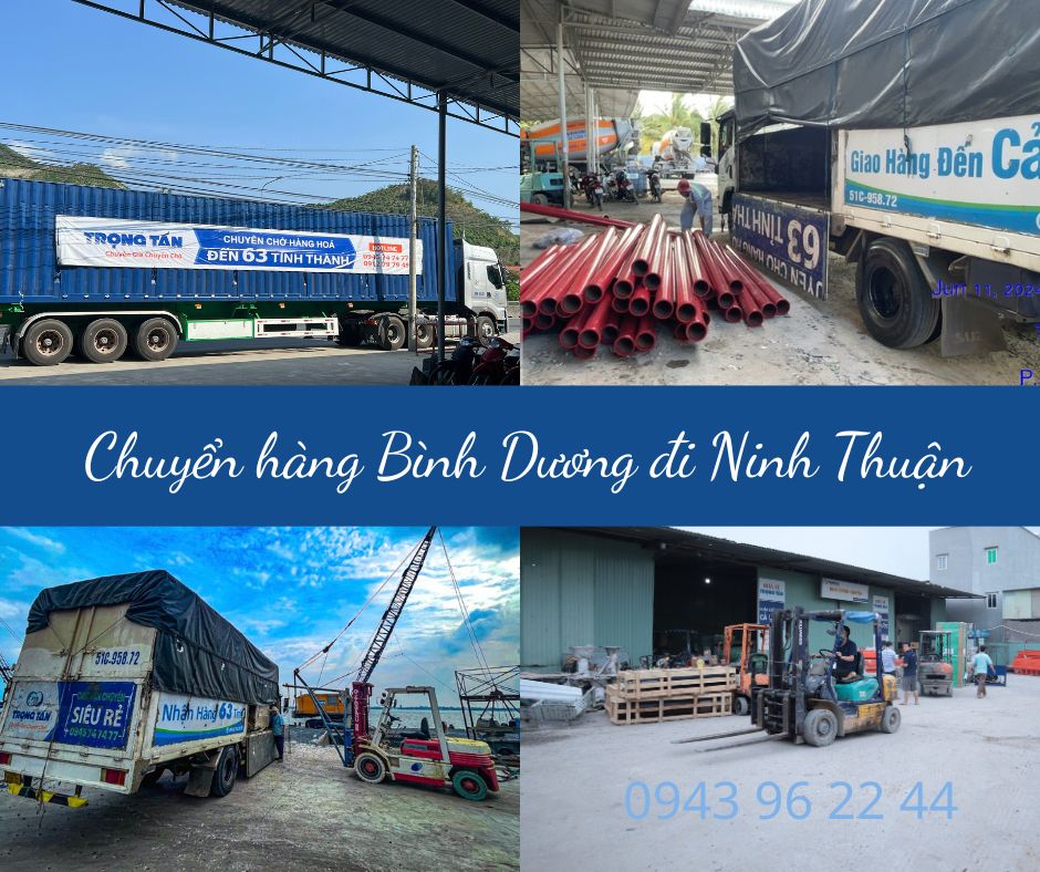 Chuyển hàng Bình Dương đi Ninh Thuận