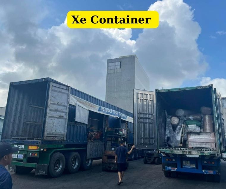 xe container chở hàng bình dương đi lạng sơn1