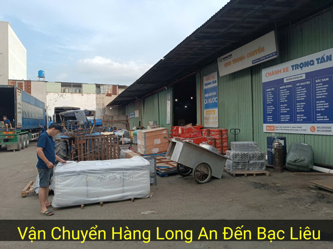 Vận chuyển hàng Long An đến Bạc Liêu