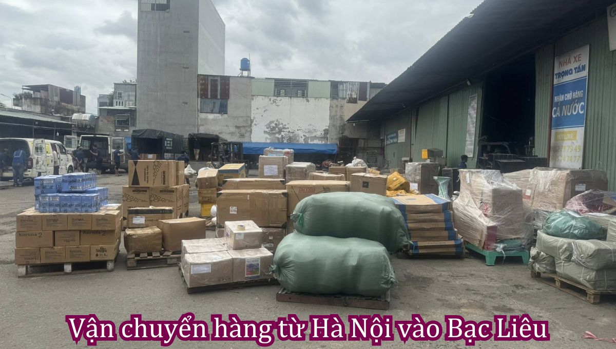 vận chuyển hàng từ hà nội vào bạc liêu