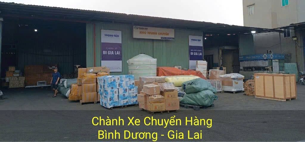 Chành xe chuyển hàng Bình Dương đi Gia Lai