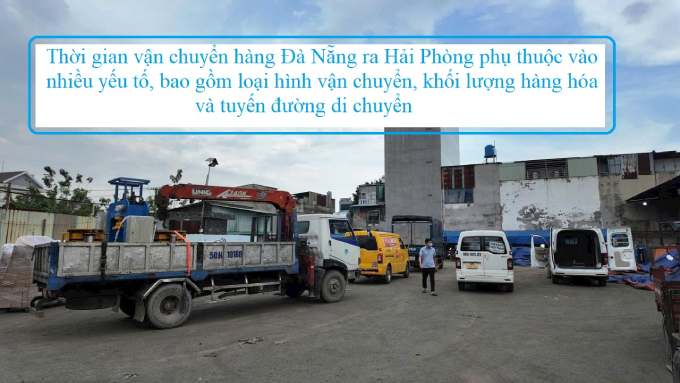 Chuyển hàng Đà Nẵng ra Hải Phòng