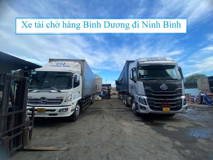 Xe tải chở hàng Bình Dương đi Ninh Bình