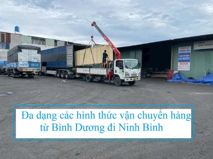 Xe tải chở hàng Bình Dương đi Ninh Bình