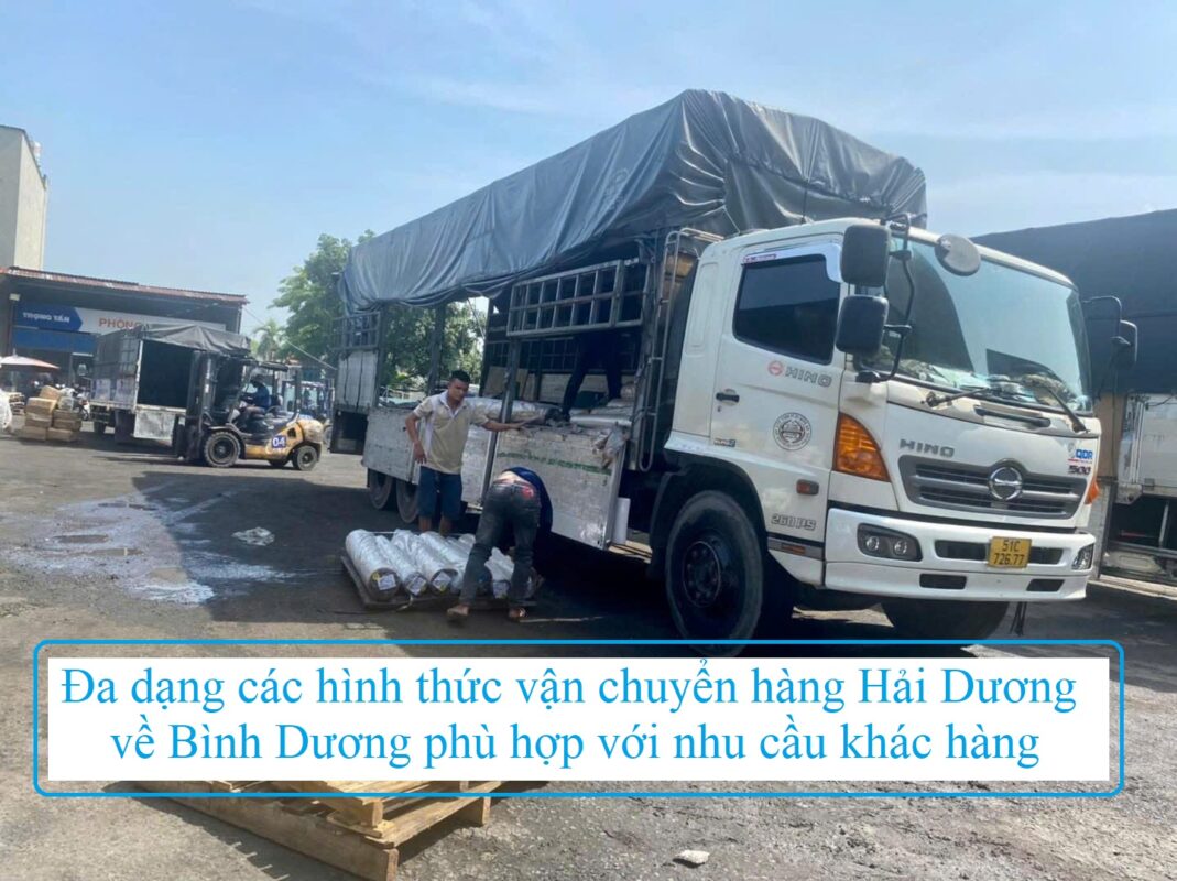 Chuyển hàng Hải Dương về Bình Dương