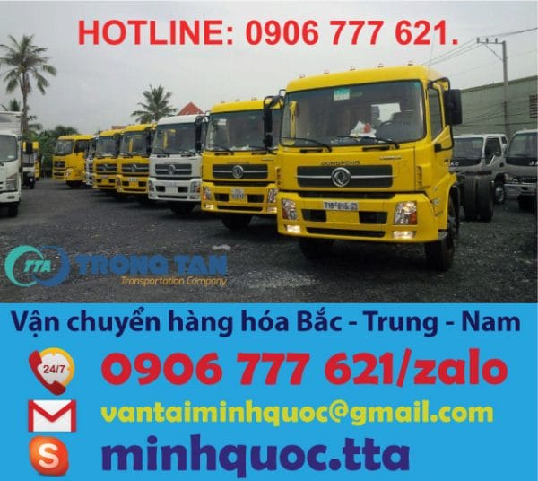 Chành xe gửi hàng đi Nha Trang