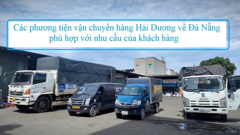 chuyển hàng từ Hải Dương về Đà Nẵng