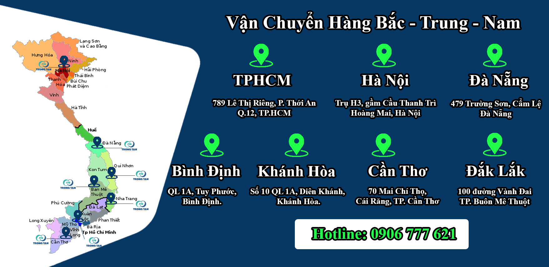 Cước vận chuyển đường bộ Việt Nam