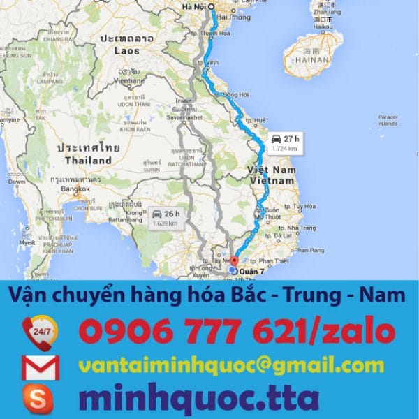 Vận chuyển hàng đi Hà Nội