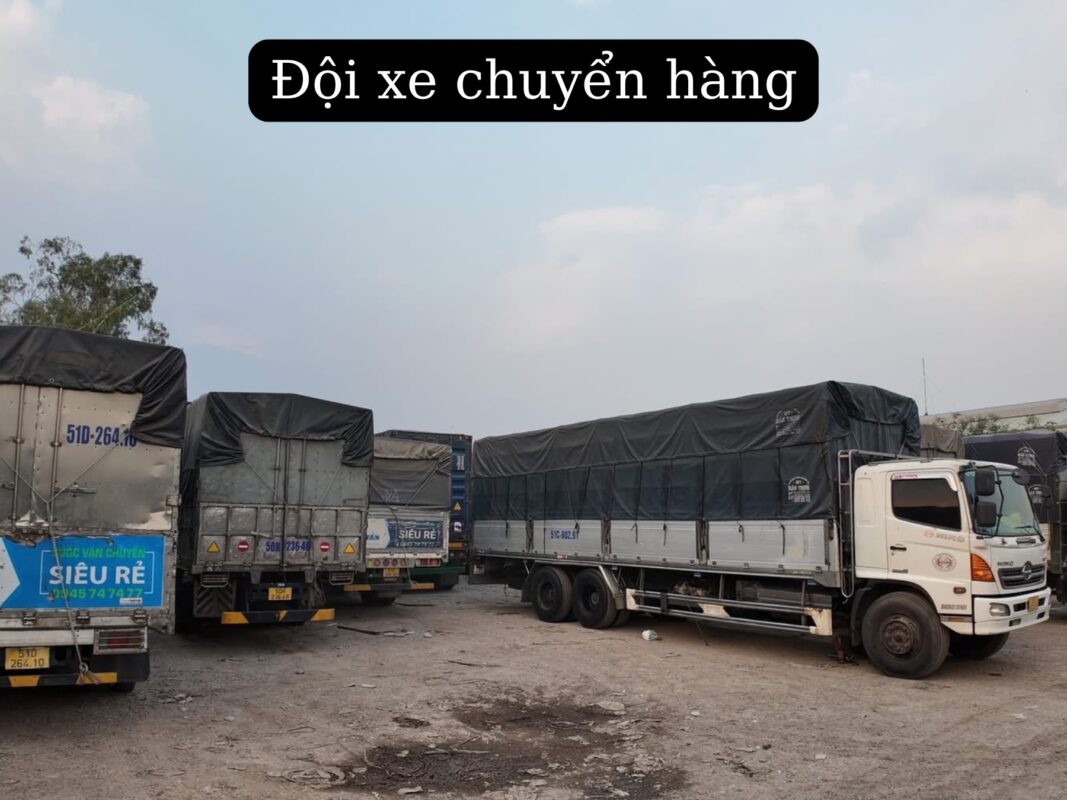 Đội xe chuyển hàng từ nha trang đi cần thơ