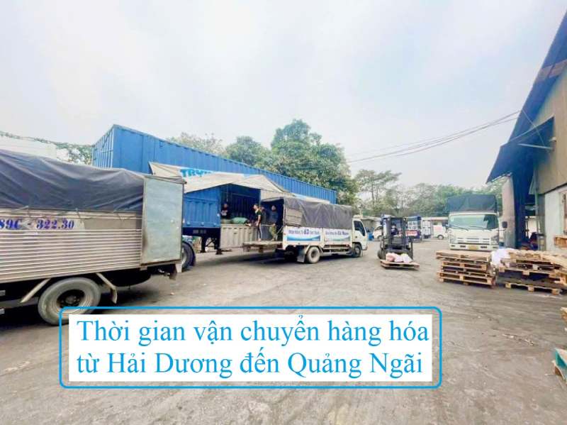 Chuyển hàng Hải Dương về Quảng Ngãi