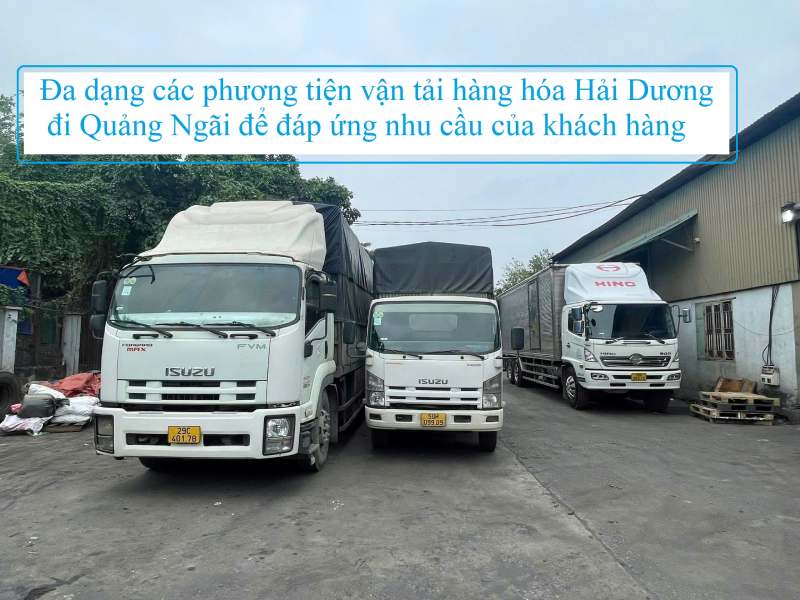 Chuyển hàng Hải Dương về Quảng Ngãi