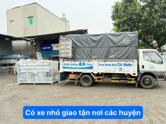 Có xe nhỏ giao tận nơi các huyện