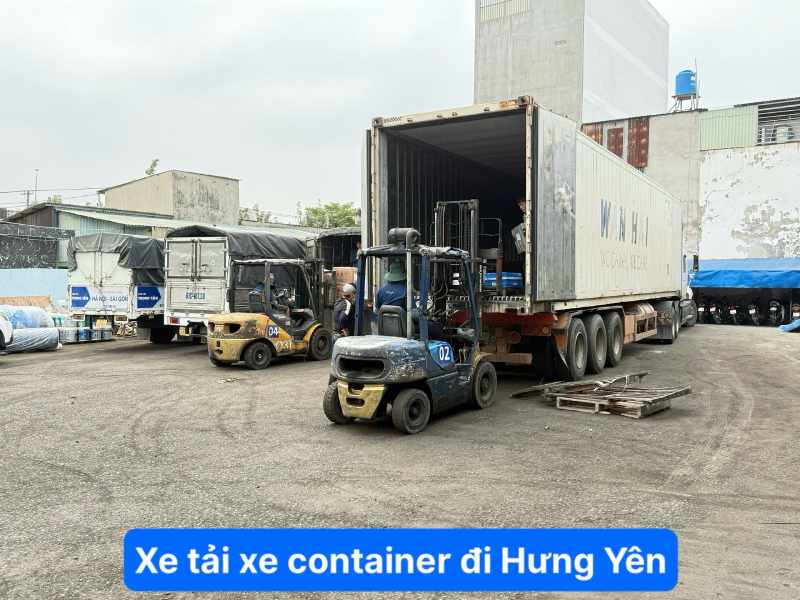 Xe tải xe container đi ghép nguyên chuyến