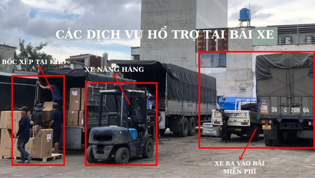 CÁC DỊCH VỤ HỔ TRỢ TẠI BÃI XE