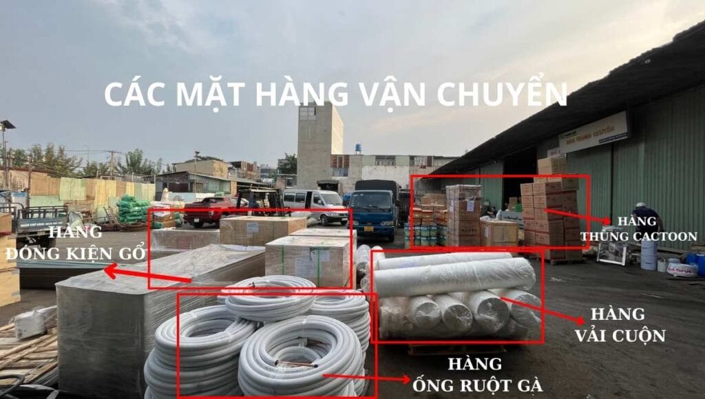 CÁC MẶT HÀNG VẬN CHUYỂN