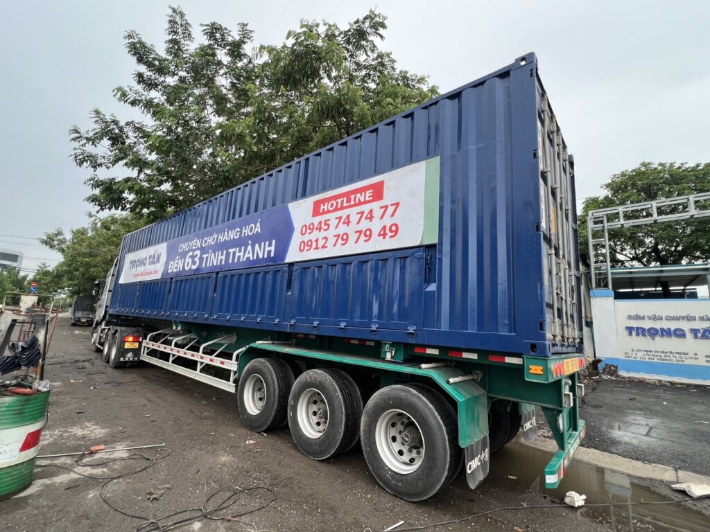 thuê xe container nguyên chuyến