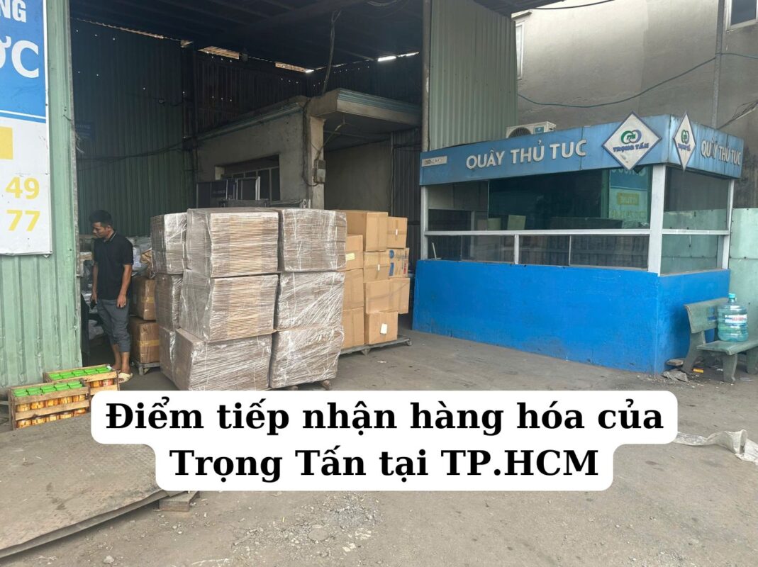 Điểm tiếp nhận hàng hóa của Trọng Tấn tại TP.HCM