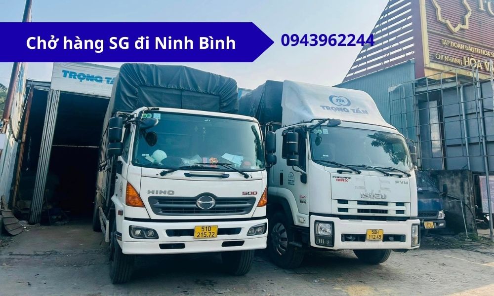 Chở hàng SG đi Ninh Bình