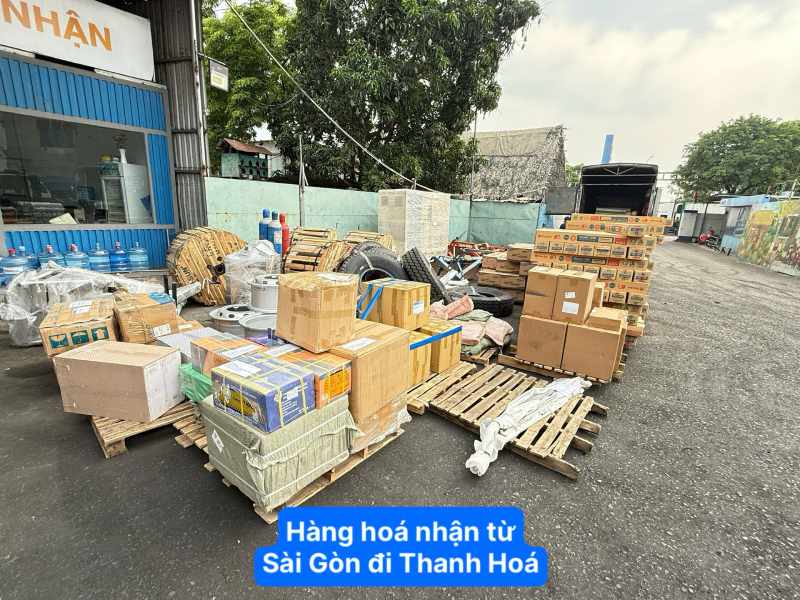 Hàng hóa nhận đa dạng từ Sài Gòn đi Thanh Hóa