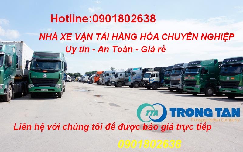 Chở Hàng bằng mooc sàn tại Vòng Xoay An Phú