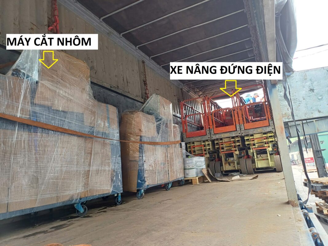 các loại máy móc gửi ghép từ Đà Nẵng đi HCM