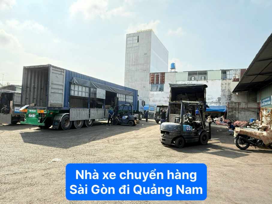 nhà xe chuyển hàng Sài Gòn đi Quảng Nam 