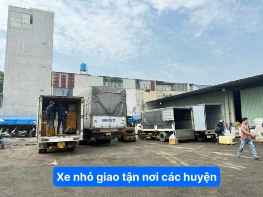 xe nhỏ giao tận nơi các huyện