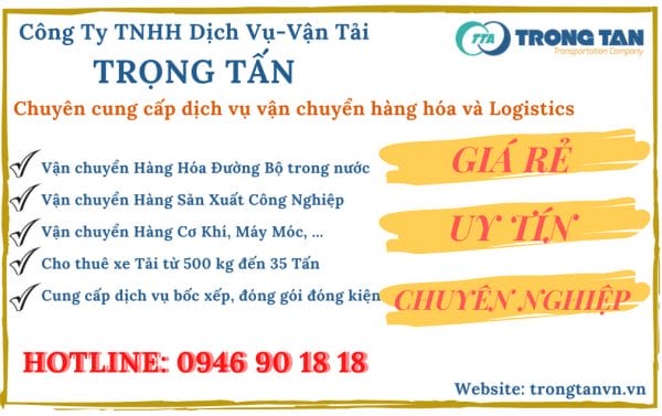 Chành xe vận chuyển hàng Sài Gòn đi Thái Bình