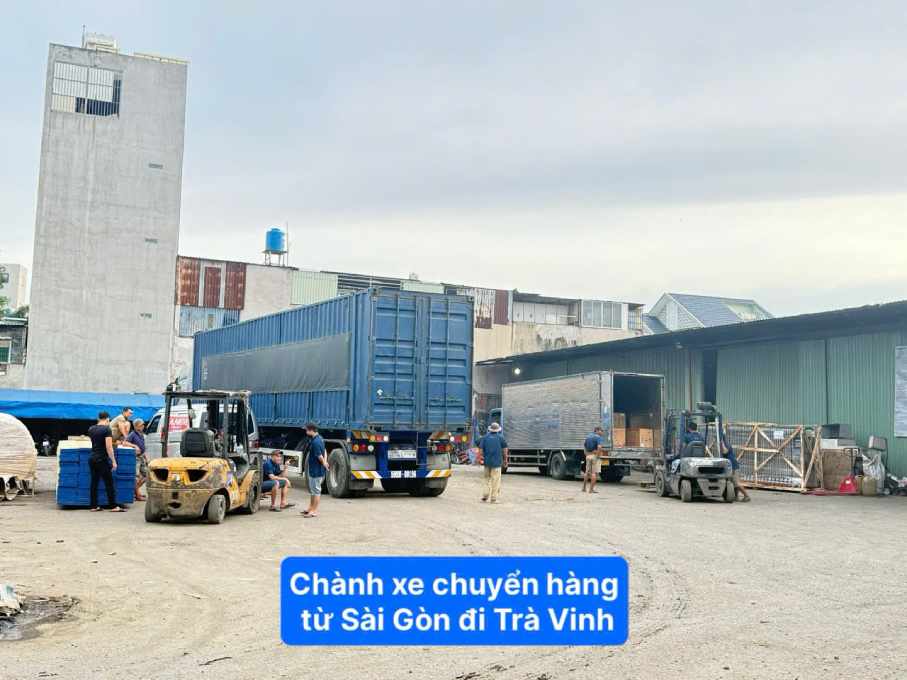 Chành Xe chuyển hàng từ Sài Gòn đi Trà Vinh