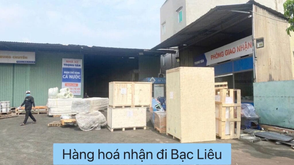 Hàng hóa chành bạc liêu nhận 