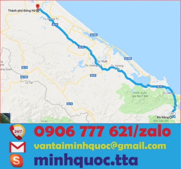 Vận chuyển hàng hóa từ Đà Nẵng đi Đông Hà