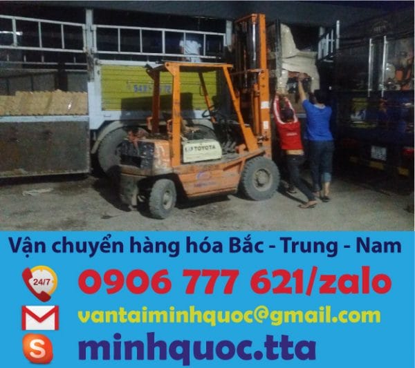 Vận chuyển hàng từ Hà Nội đi Đồng Hới