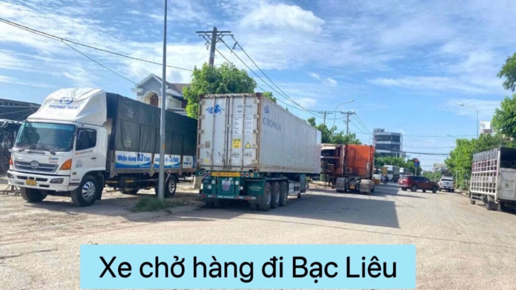 Xe Chở hàng đến Bạc Liêu 